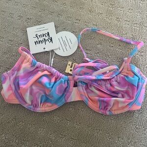 Kulani Kinis underwire bra bikini top - cosmic coast